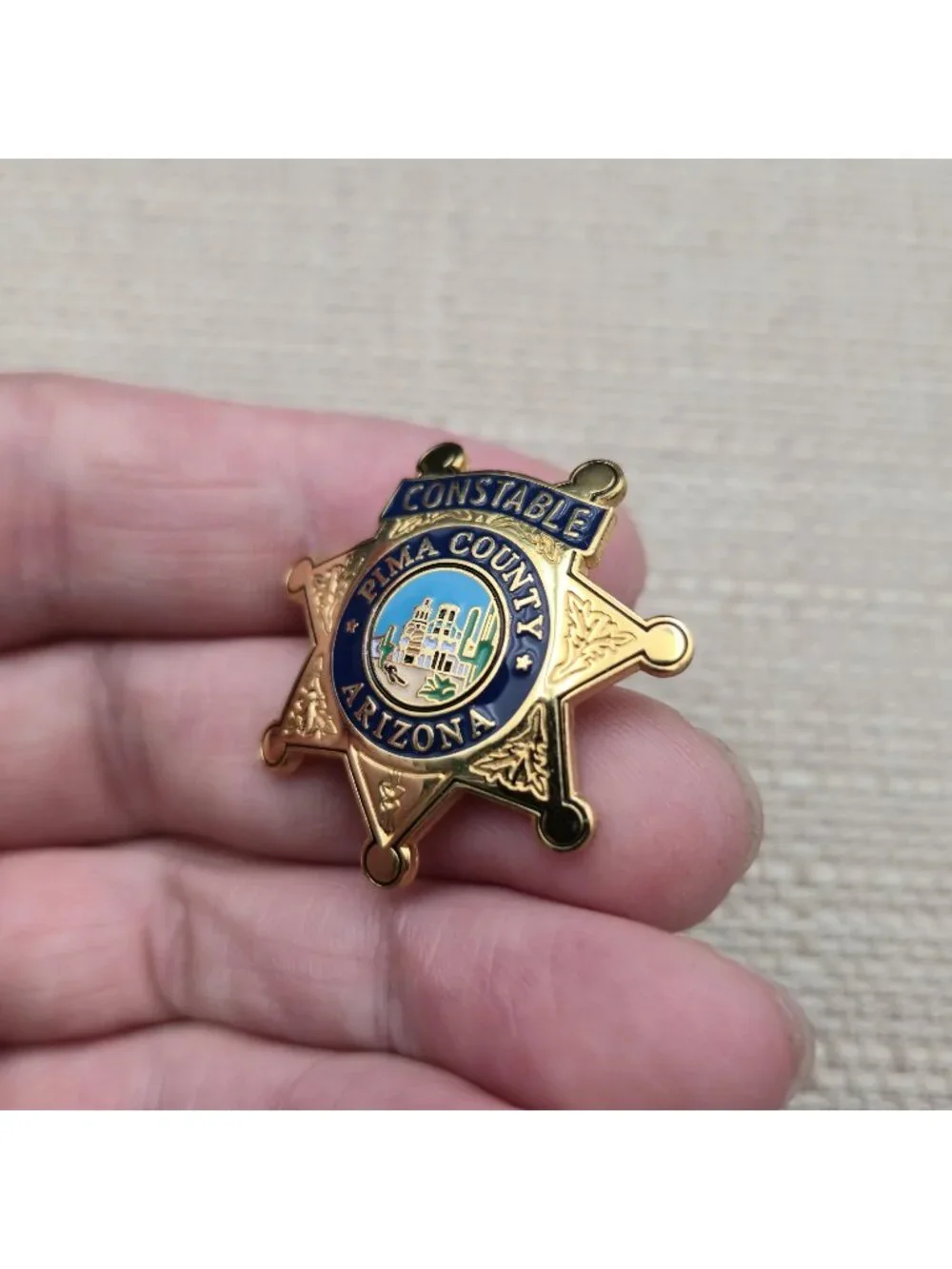Pima County Constable Badge Pin - Arizona Law Enforcement Memorabilia A8097